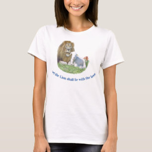 Lion and the lamb Christian gifts T-Shirt
