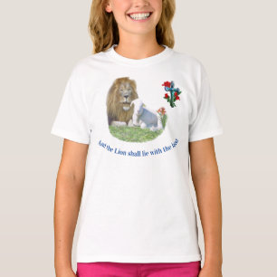 Lion and the lamb Christian gifts T-Shirt