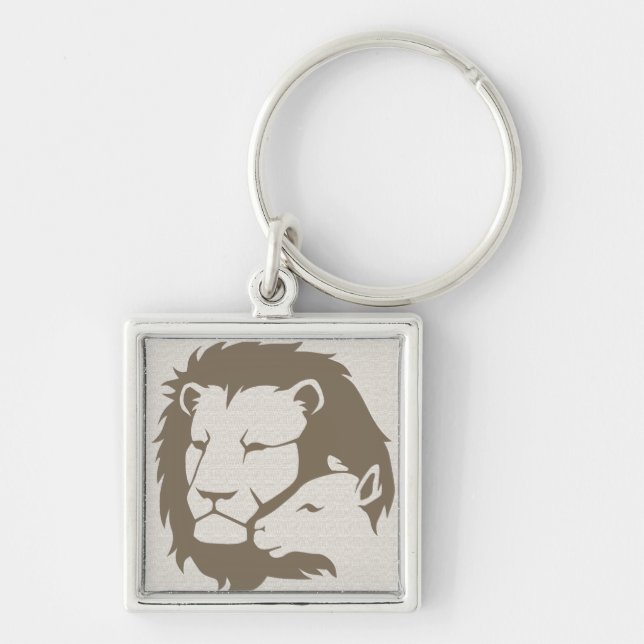 Lion and The Lamb Key Ring (Front)