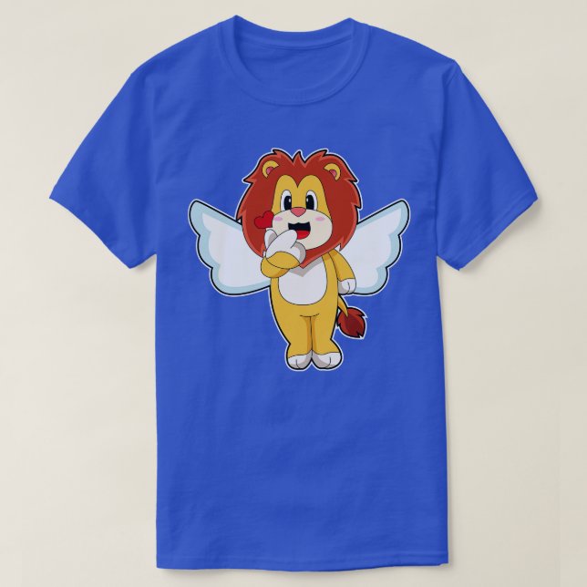 Lion Angel wings 1 T-Shirt (Design Front)