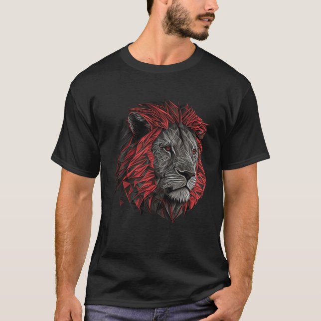 Lion animal  animal print lion T-Shirt (Front)