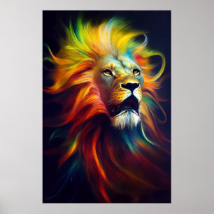 Lion  Animal Discovery Adventure Nature Planet  Poster