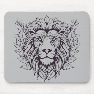 Lion Animal Freedom World Wildlife Wonder Vector Mouse Mat
