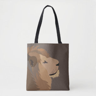 Lion Animal Wildlife Big Cat Tote Bag