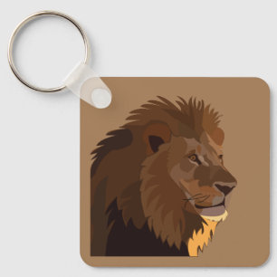 Lion Animal Wildlife Lion Key Ring