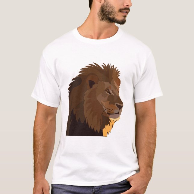 Lion Animal Wildlife Lion T-Shirt (Front)