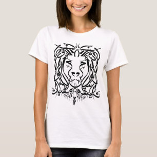 Lion Arabic Calligraphy T-shirt (With saying)