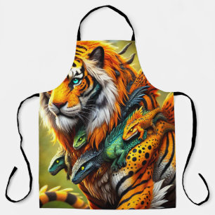 Lion Art Apron