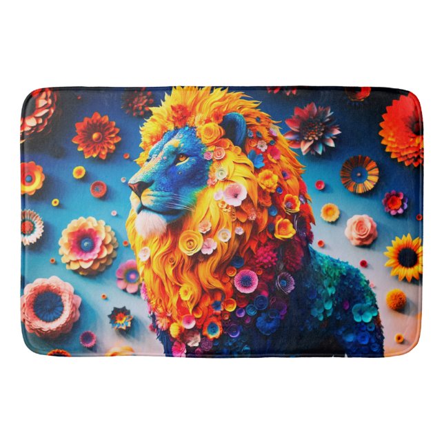 Lion Art Bath Mat (Front)