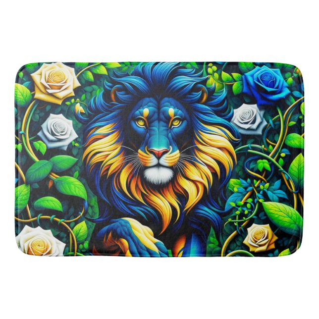 Lion Art Bath Mat (Front)