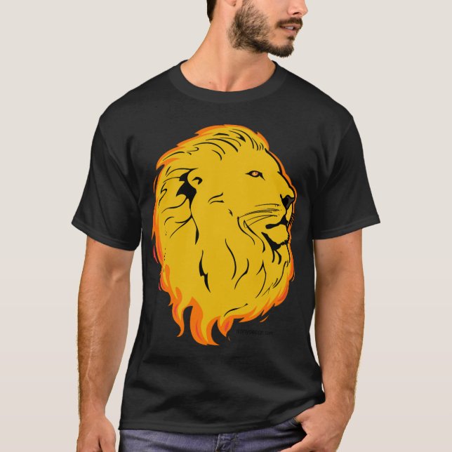 Lion Art Design T-Shirt (Front)