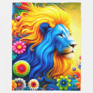 Lion Art Fleece Blanket
