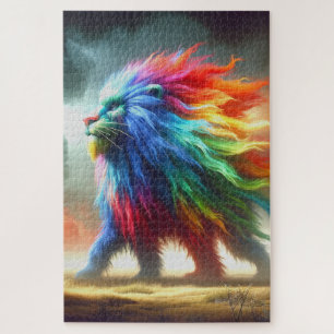 Lion Art Jigsaw Puzzle