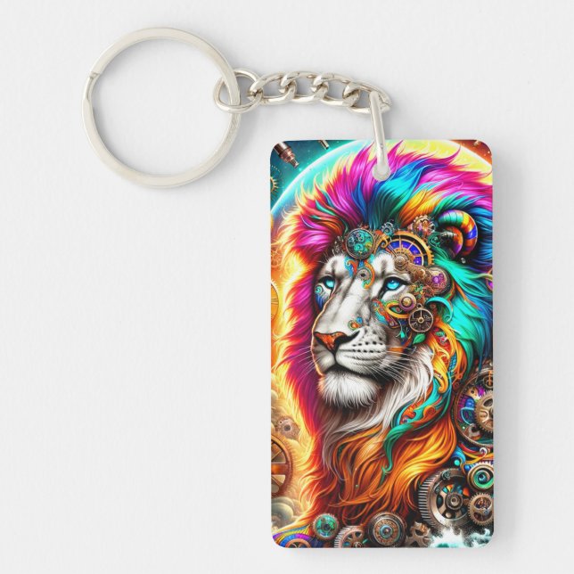 Lion Art Key Ring (Front)