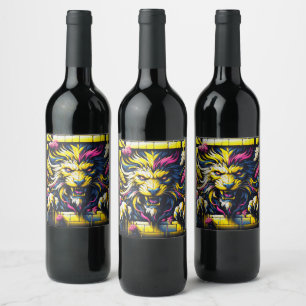 Lion Art Wine Label