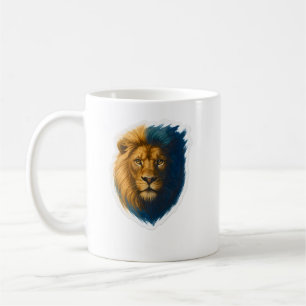 Lion Artwork – Bicolor Coffee Mug