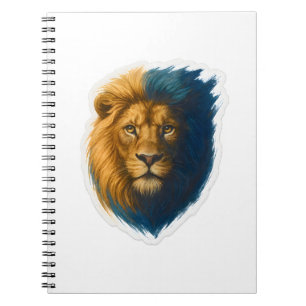 Lion Artwork – Bicolor Notebook