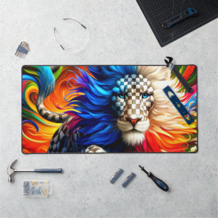 Lion Artwork Desk Mat