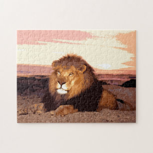 Lion Artwork Jigsaw Puzzle