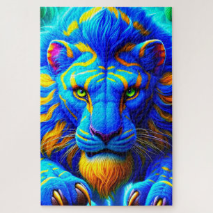Lion Artwork Jigsaw Puzzle