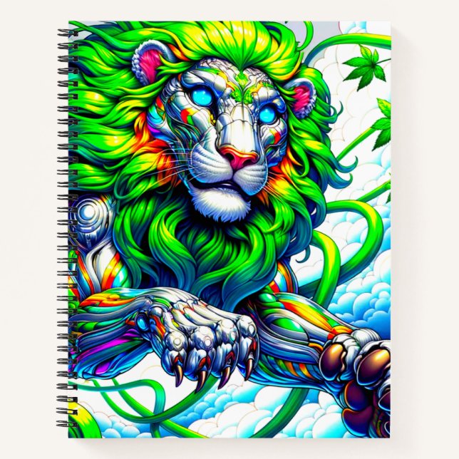 Lion Artwork Notebook (Front)