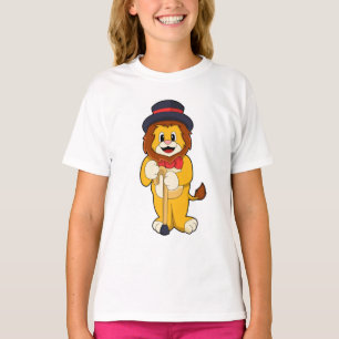 Lion as Gentleman with Hat T-Shirt