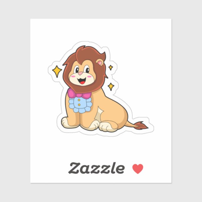 Lion as Gentleman with Tie.PNG (Sheet)