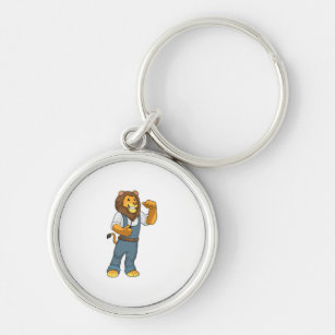 Lion as Handyman Screwdriver Key Ring