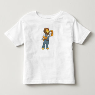 Lion as Handyman Screwdriver Toddler T-Shirt