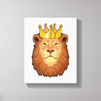 Lion as King with Crown