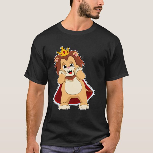 Lion as King with Crown.PNG T-Shirt (Front)