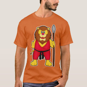 Lion as Warrior with Spear T-Shirt