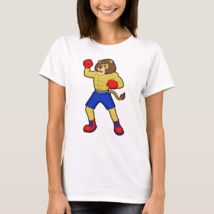 Lion at Boxing with Boxing gloves T-Shirt
