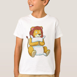 Lion at Sleeping with Pillow T-Shirt