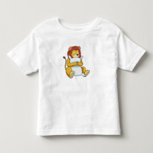 Lion at Sleeping with Pillow Toddler T-Shirt