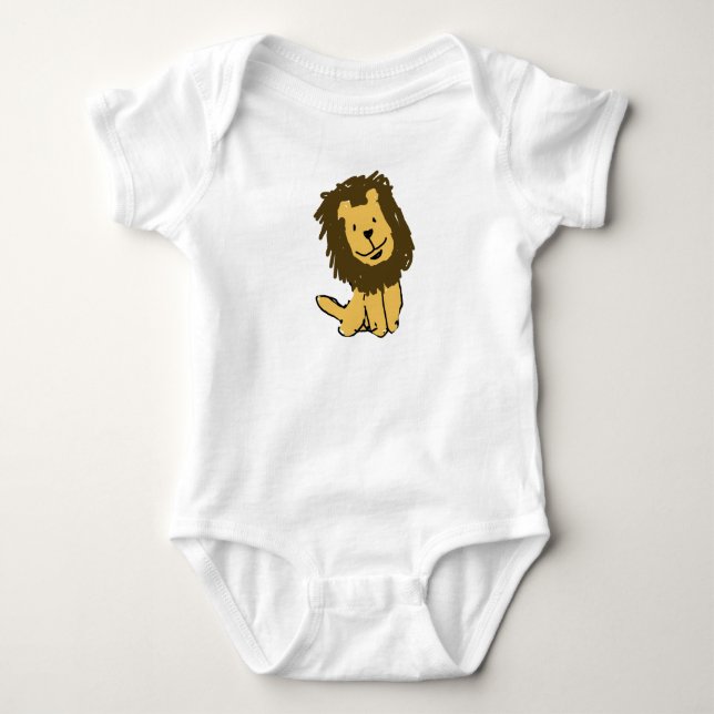 Lion Baby Bodysuit (Front)