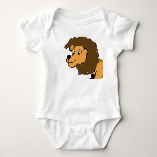 Lion Baby Bodysuit (Front)