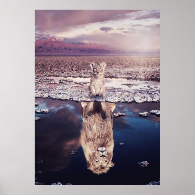 Lion Baby Lion Will Grow Up Poster (Front)