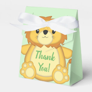 Lion Baby Shower Safari Favour Box