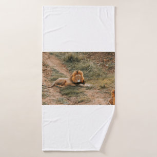 LION BATH TOWEL