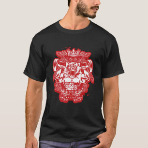Lion Beast Lifting Workout Bodybuilding Gym Fitne T-Shirt