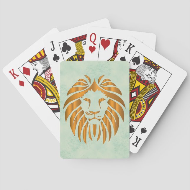 Lion Bicycle Playing Cards (Back)