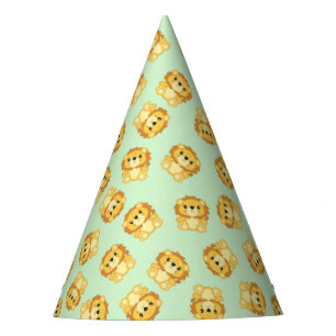 Lion Birthday Party Green Hat