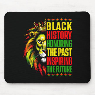 Lion Black History Honoring The Past Inspiring The Mouse Mat