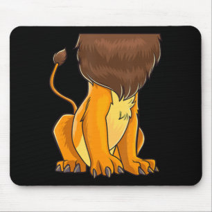 Lion Body Costume Mane Cute Headless Fun Lions Hal Mouse Mat