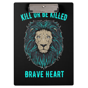 Lion Brave Heart Clipboard