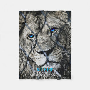 Lion Break Free Fleece Blanket
