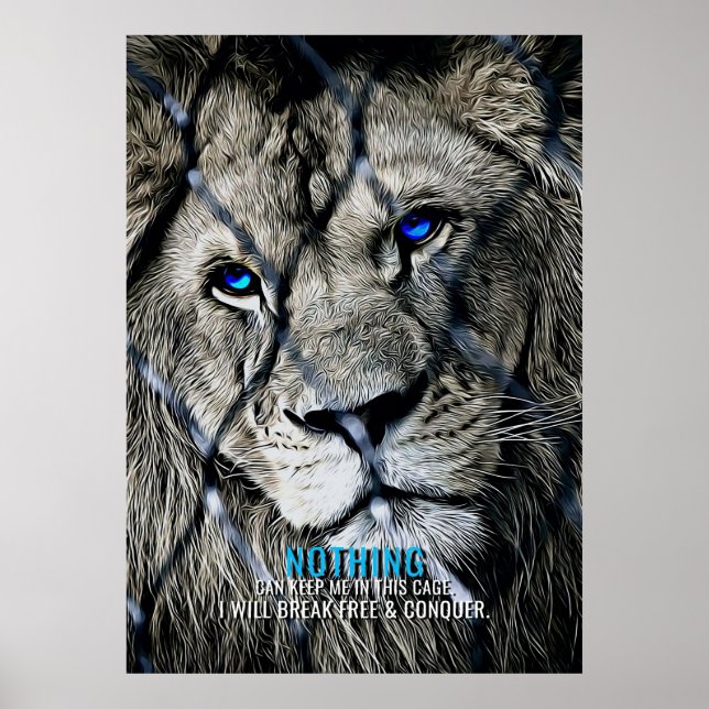 Lion Break Free Poster (Front)