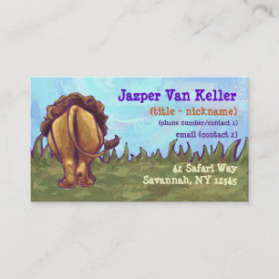 Lion Business Card