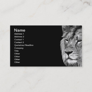 Lion Business Card